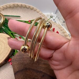 Elegant Gold Bangle Bracelet steel 316